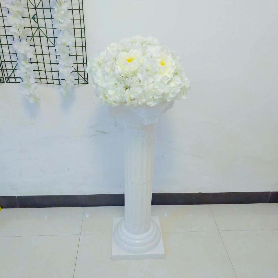 40cm 웨딩 장식 인공 꽃 흰색 모란 체리 키스 볼 발렌타인 데이 홈 테이블 센터 피스 장식