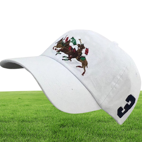 2021 Polo Caps Luksusowe projektanci Tato Hat Baseball Cap dla mężczyzn i kobiet znane marki bawełniane czaszki sport golfowy Sun2658152