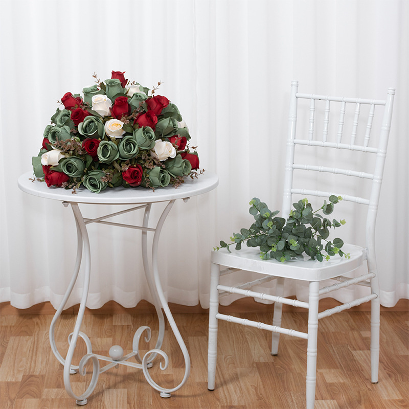 Bouquet di fiori artificiali da 50 cm, bouquet di fiori da sposa, centrotavola, feste di compleanno, decorazioni la casa di San Valentino