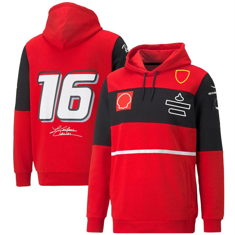 2022 2023 F1 Red Team Hoodie Formel 1 Hooded Sweater Spring Men's and Women's Racing Overdimasy Hoodie Sweatshirt Custom