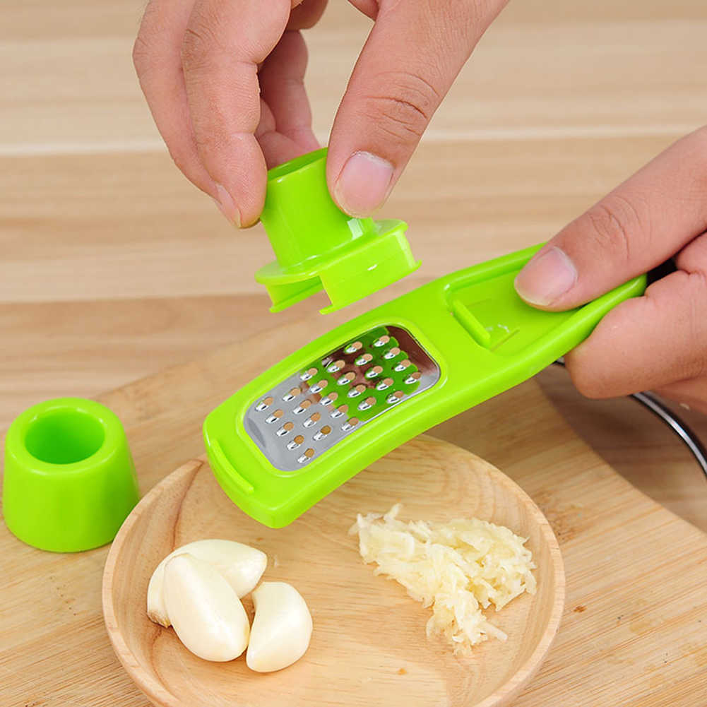 New Garlic Crusher Multi Functional Manual Ginger Garlic Grinding Grater Cutter Utensils Garlic Peeler Kitchen Accessories Tools