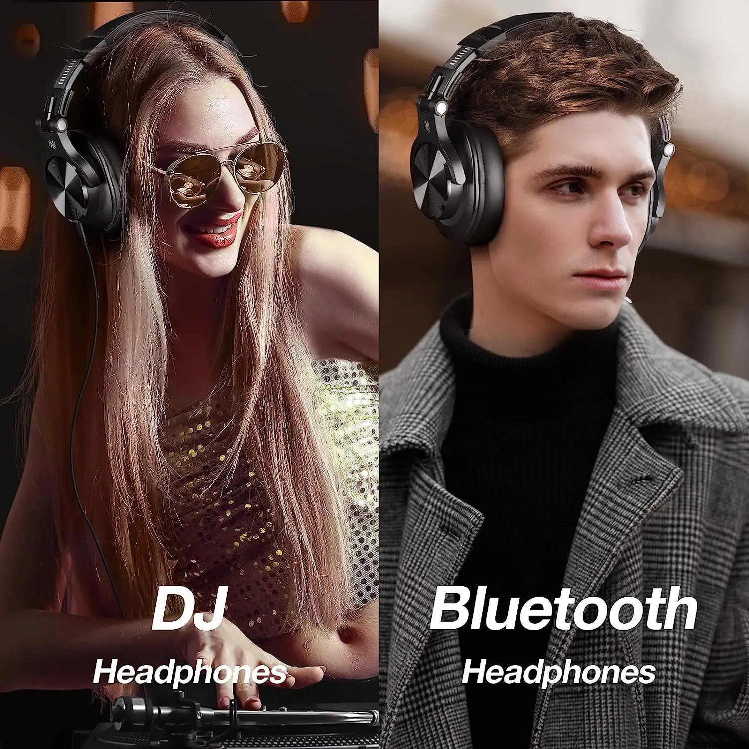 Écouteurs pour téléphones portables Oneodio Fusion A70 Bluetooth 5.2 Casque audio haute résolution sur l'oreille Casque sans fil Moniteur de studio professionnel Casque DJ 72H 231109