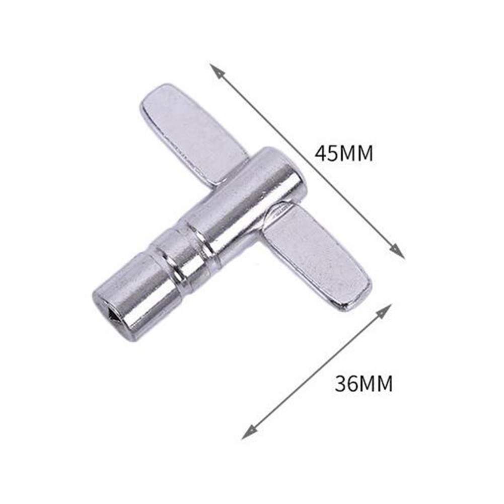 Swivel Drum Tuning Key T Type Key Standard Square Wrench Percussion Parts Accessories