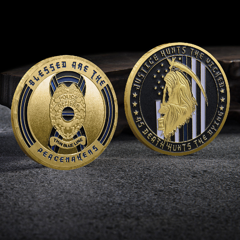 Arts and Crafts US Military Challenge commemorative coin Emblem made of three-dimensional relief baking varnish metal technology