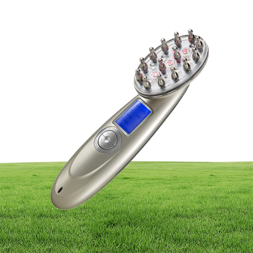NEW 4 in 1 LCD Rechargeable Electric Laser Regrowth Hair Comb Grow Hair Brush Scalp Massager Anti Hair Loss Health Care Machine1138116
