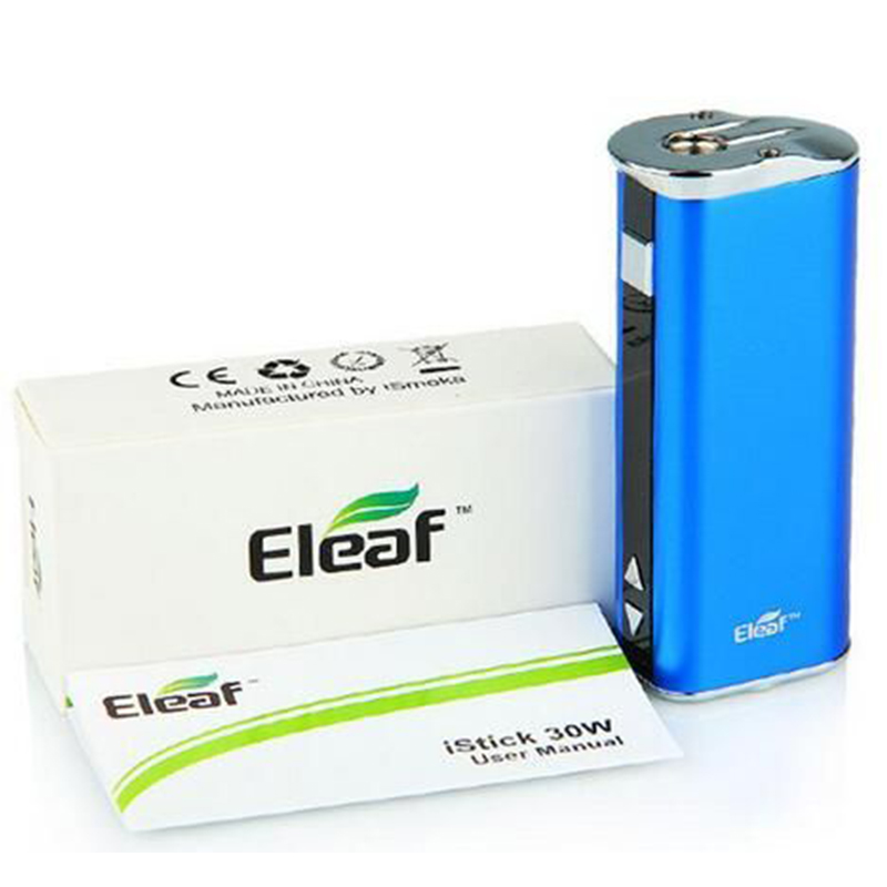 Pacote simples de mod de bateria Eleaf iStick 30W com bateria embutida de 2200mAh VV VW Istick Battery Mod 30w de saída