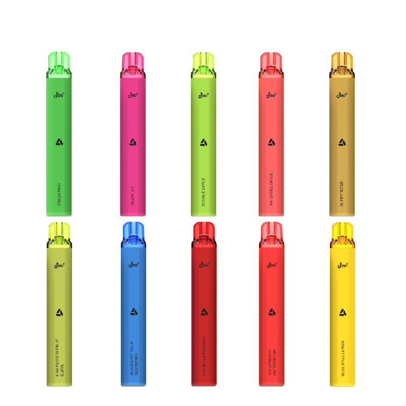 New disposable e cigarette jec Vape disposable With 2ML 600Puffs 10Fruit Flavors In Hot Selling Original 600 Disposable vape POD Equipment puff 800 Vapes 500