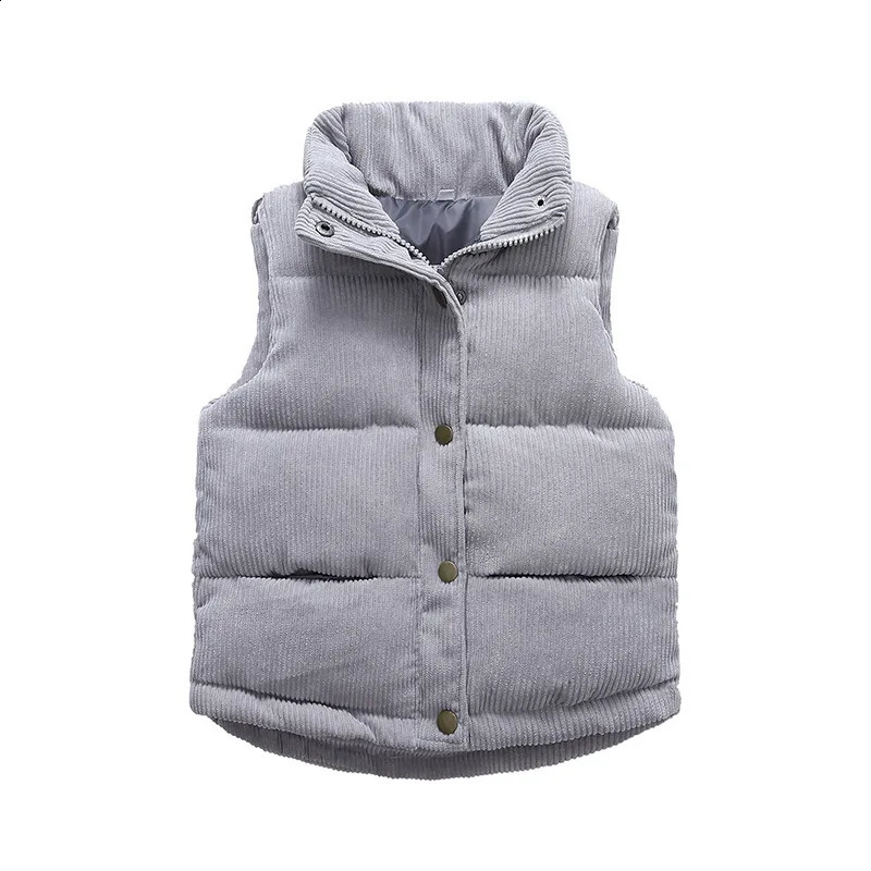 Gilet Automne Enfants Chaud Épaissir Gilet Bébé Coton Gilet Enfants Vêtements D'extérieur Manteau Enfants Vêtements Garçons Filles Marque Vestes Gilet 231110