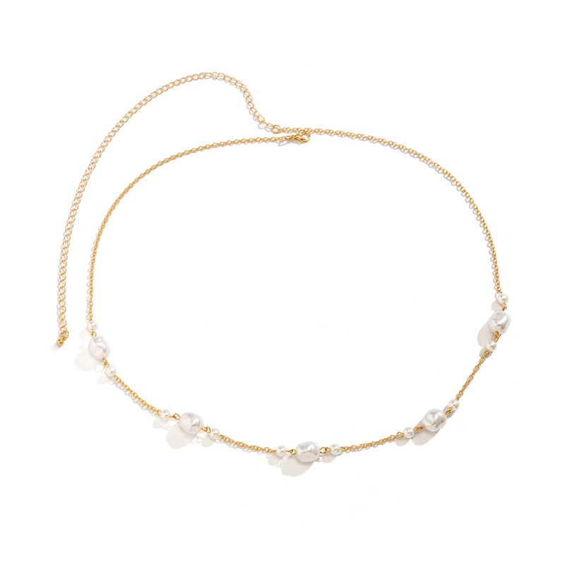 Petite perle perle taille chaîne pour femmes Sexy été nombril robe ventre chaîne corps bijoux accessoires à la mode ceinture femme fille