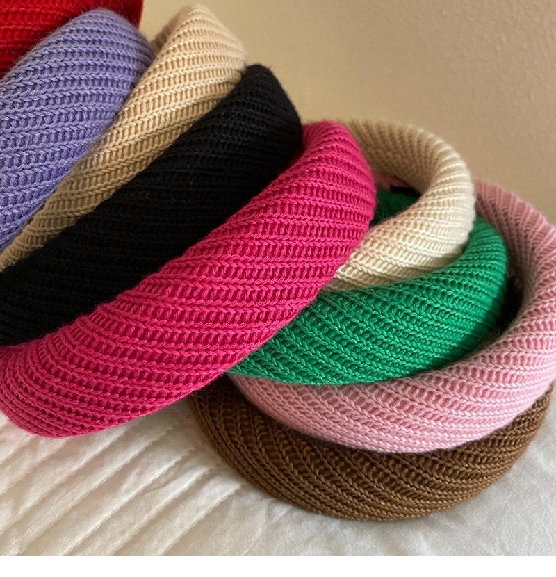 Fashion Warm Hair Bands Woolen Knitting Wide Headband Face Washing Headbands Wholesale Hair Accessories