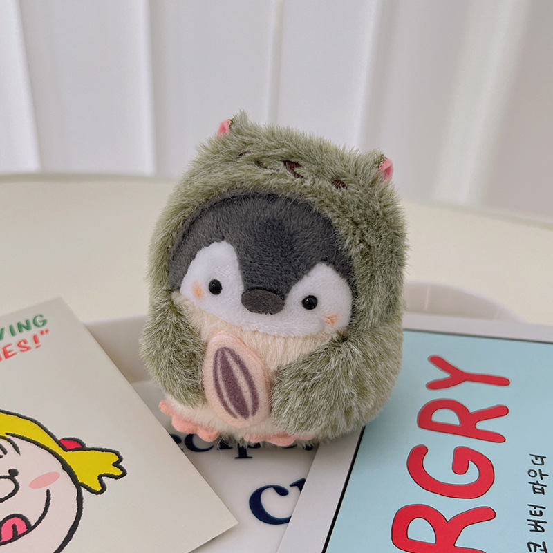 Hamster penguin keychains pendant plush doll doll cute couple backpack pendant keychain female Japanese cartoon gift