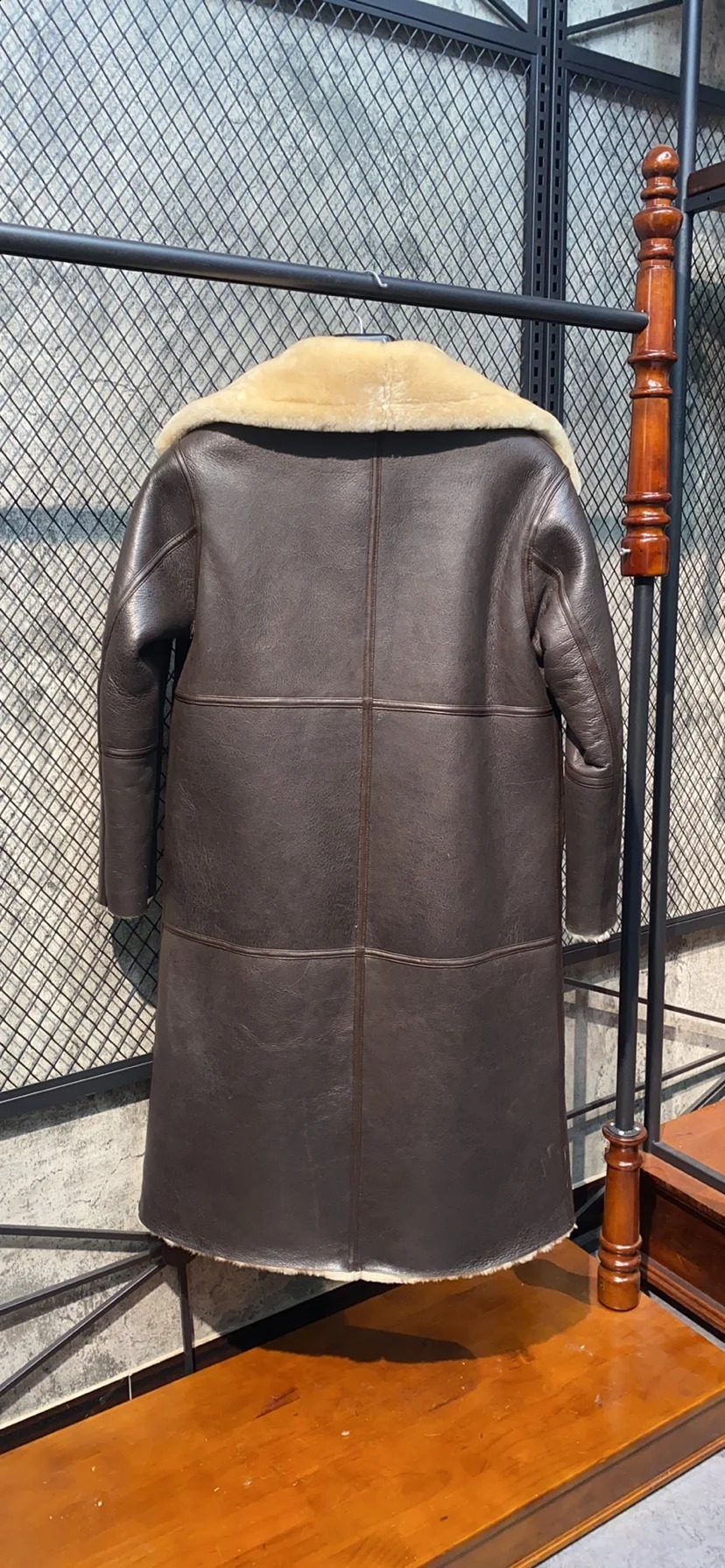Женский меховой мех подлинный кожаный курт