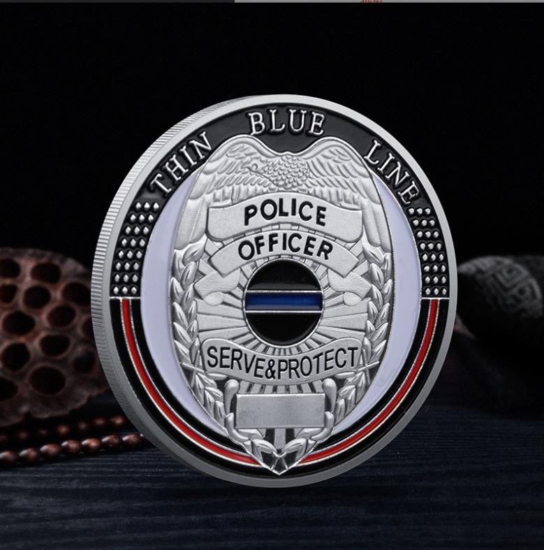 Arte e artigianato moneta commemorativa della polizia americana