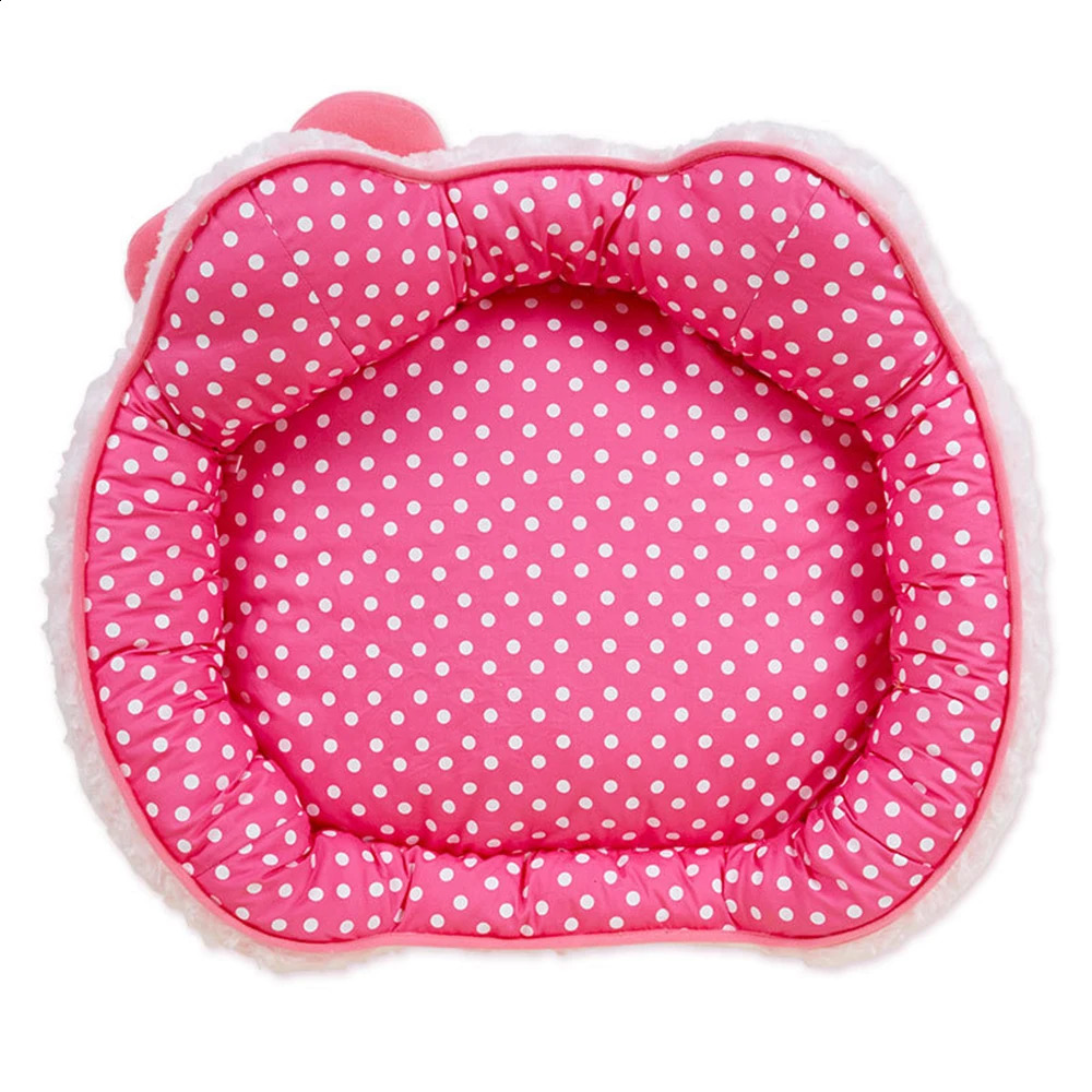 kennels pens Cute Chihuahua Pink Pet Dog Bed for Small Dogs Kennel Cartoon Embroidered Double Sided Dog Bed for Yorkies Dog Accessories S-L 231109