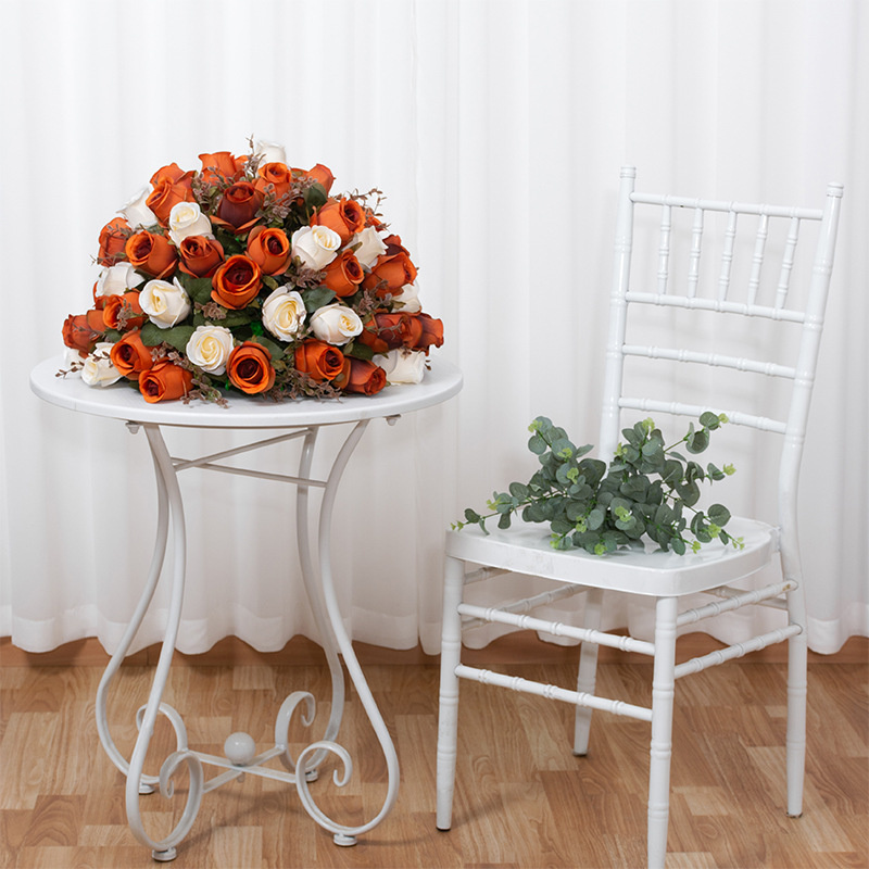 Bouquet di fiori artificiali da 50 cm, bouquet di fiori da sposa, centrotavola, feste di compleanno, decorazioni la casa di San Valentino