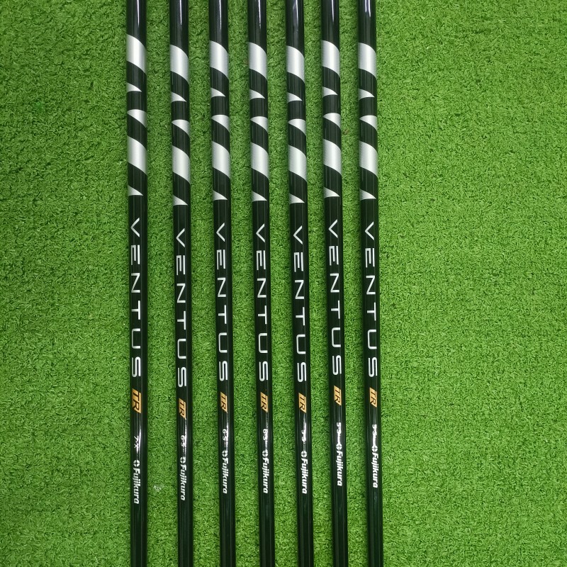 new Customizable Golf Shaft - Fujikura TR-5/6/7 Black , Club Shafts - 0.335 Tip - S, R, X Flex Options - Free Assembly Sleeve & Grip