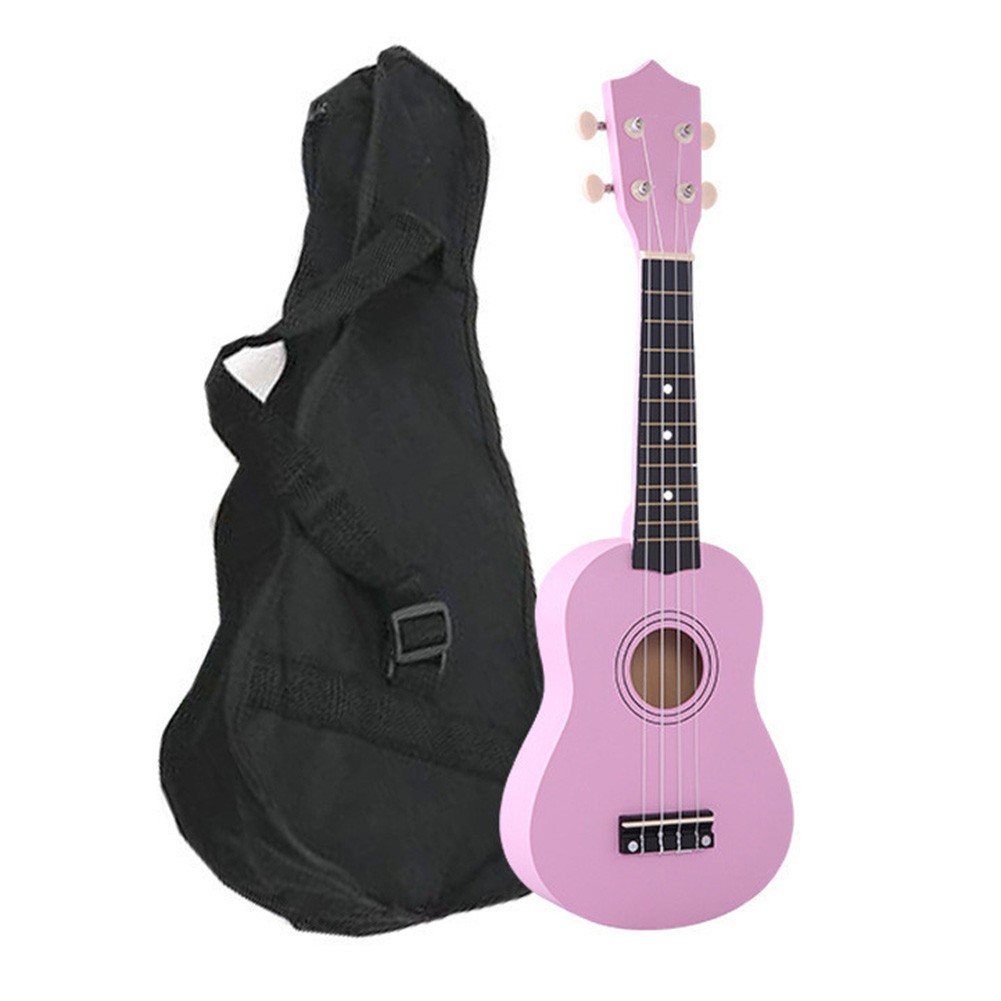 Ukelele de 4 cuerdas de 21 pulgadas para principiantes, regalo para niños, instrumentos musicales, educación para niños, principiantes con bolsa