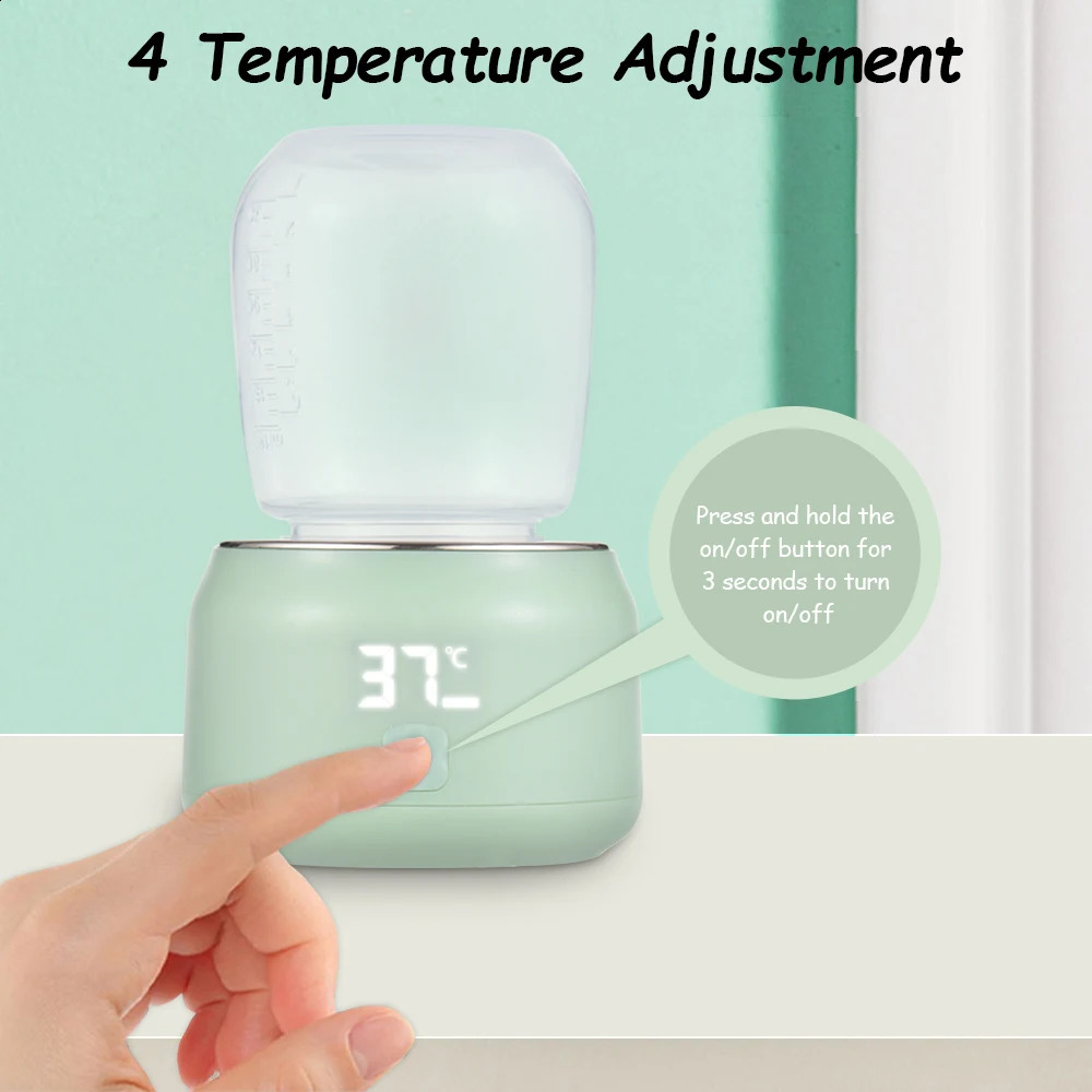 Bottle Warmers Sterilizers# Bottle Warmer Portable Milk Warmer for Baby Milk Heater for Breastmilk Formula And Water with 4 Temperature Adjustment 231109