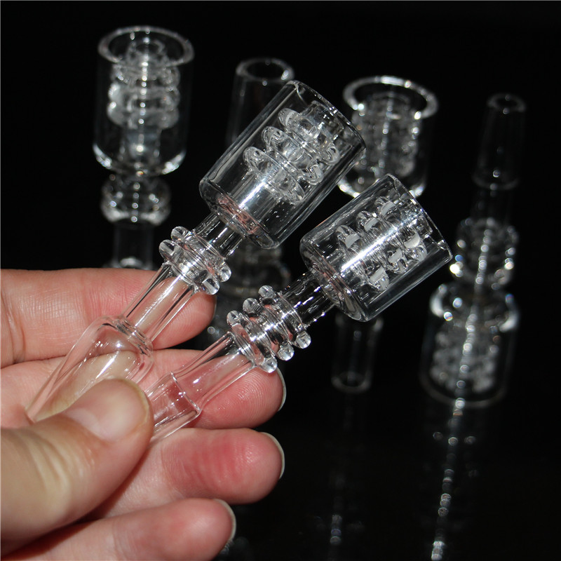 Diamond Knot Quartz Enail Banger Quartz Bangers Nail Reting Accessories 10mm 14mm Man Foint Nails For Oil Dab Rig Ash Catcher