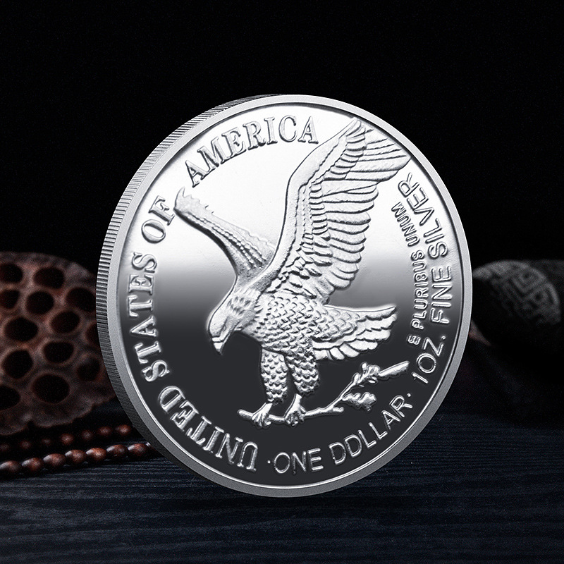 Moneda conmemorativa de Artes y Oficios de la Estatua de la Libertad Americana