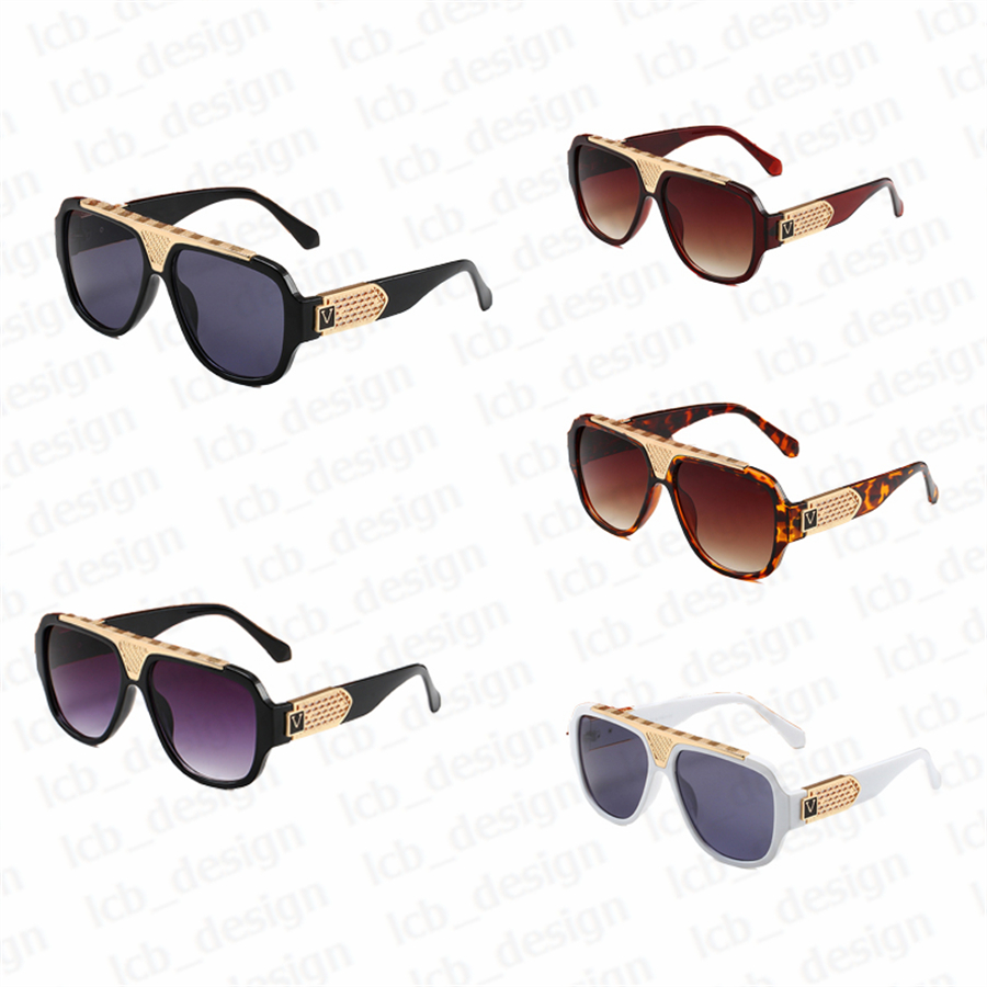 Designer Sunglass Fashion Sunglasses Luxury Flowers Lens Women Men Sun glass Goggle Adumbral 5 Color Option Eyeglasses Driving AAA Quality