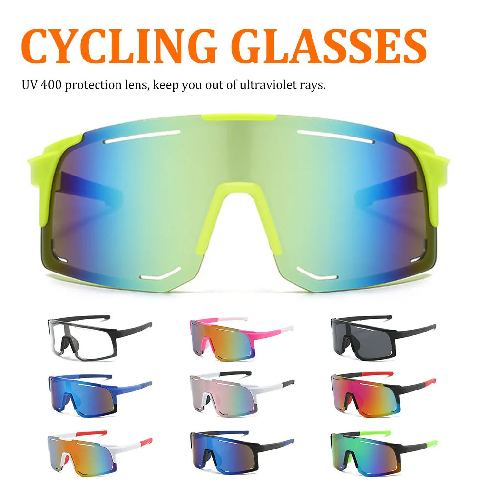 Ski Goggles Cycling Riding Glasses MTB Polarized Lens Men Windproof Bicycle Outdoor Sport Sunglasses Eyewear Children's plastic glasses 231109