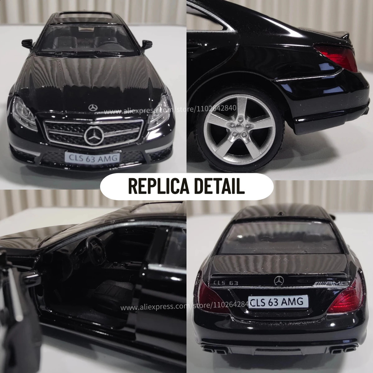 Самолеты Modle 1 36 Mercedes CLS63 AMG Реплика Реплика CAR Scale Scale Metal Diecast Miniature Offack Collect