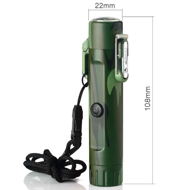 Lighters Electronic Plasma Arc Lighter Electric USB Rechargeable Smoking Cigar Outdoor Waterproof Windproof Portable Accessories