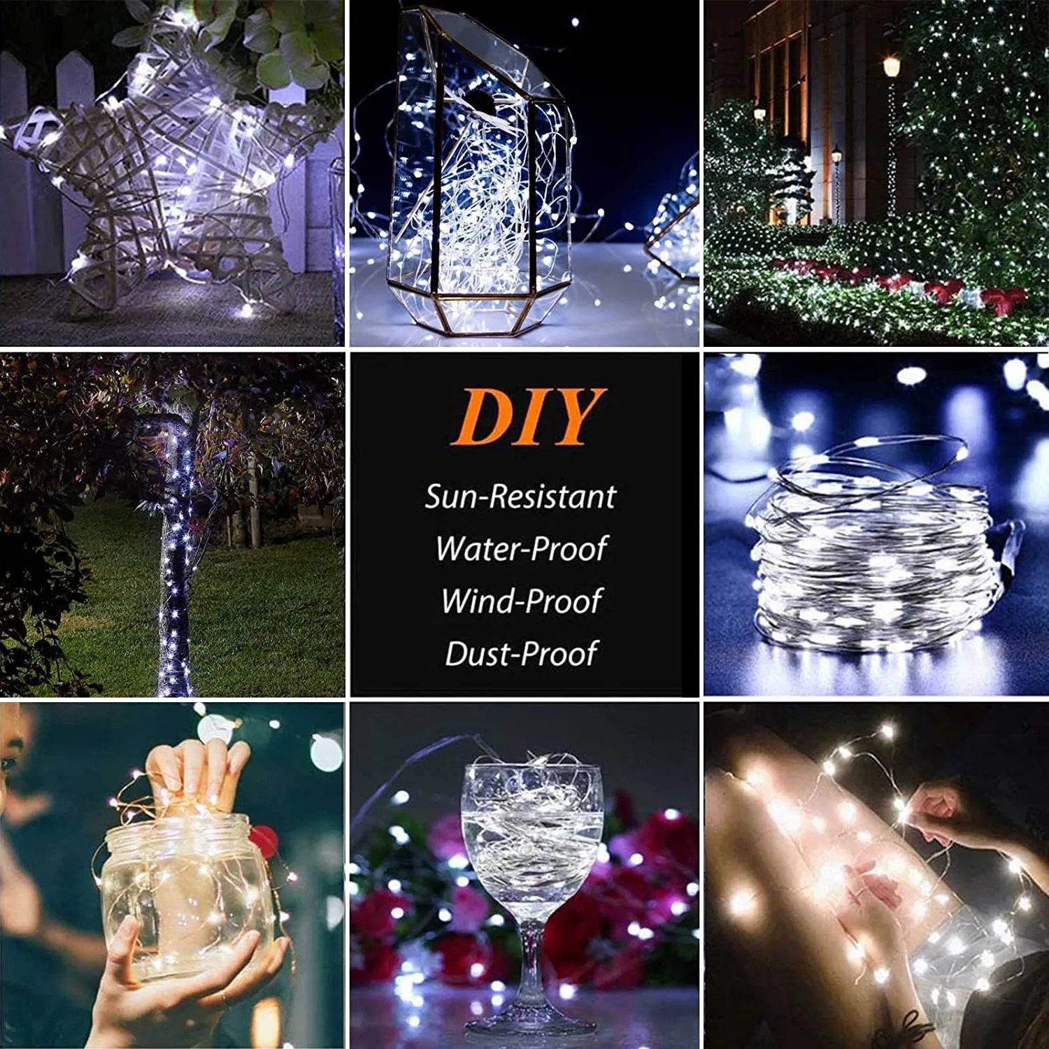 Dekoracje ogrodowe 32m 22m 7M LED Solar Light Outdoor Fairy Garland String Light Waterproof Garden Festoon Lampa Świąteczne podwórko Patio Decor 231109