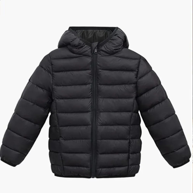 Manteau en duvet à capuche manteaux à bulles vêtements pour enfants bébé garçon filles résistant à l'eau léger enfants veste bouffante lourde manteau d'hiver rembourré 231108