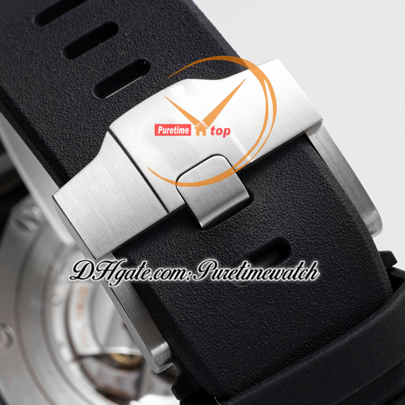 APF 44MM 26405CE A3126 MANS AMANS AMANTACH WATKER WHITE INNER Black Ceramic DIAR RUBBER STRAP الحصري التكنولوجيا الفائقة PURETIMEWATCH G7