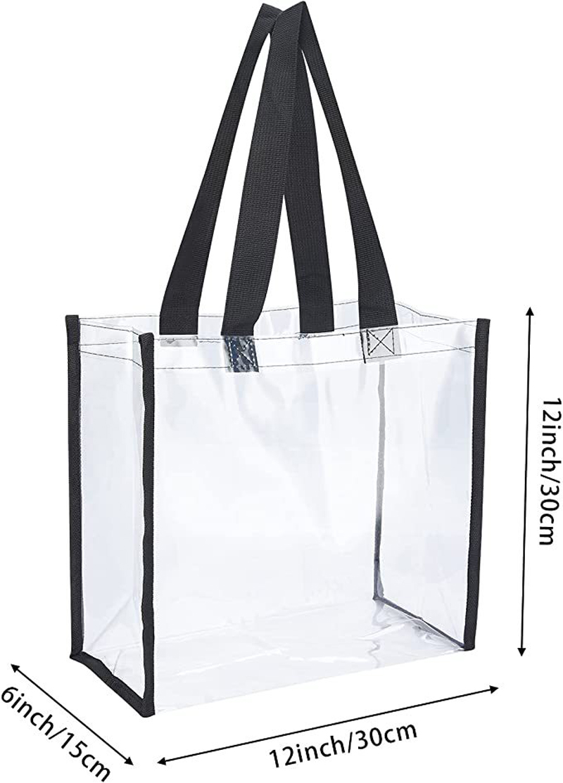 ショッピングバッグ透明な大型容量クロスビーチバッグ