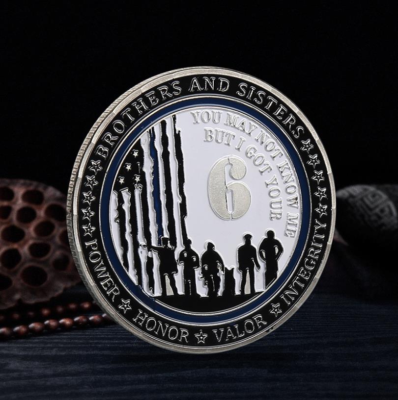 Konst och hantverk Foreign Handel Military Commemorative Medallion tredimensionell lättnadsminnesmyntguldpläterad silverpläterad metall