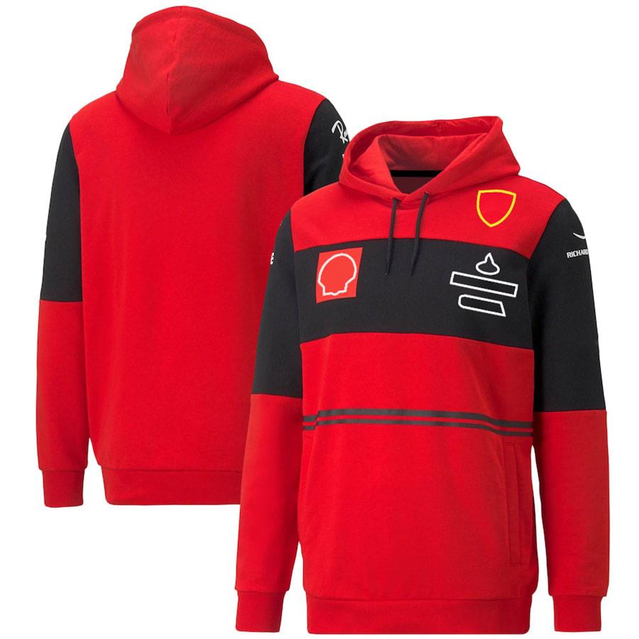 2022 2023 F1 Red Team Hoodie Formel 1 Hooded Sweater Spring Men's and Women's Racing Overdimasy Hoodie Sweatshirt Custom