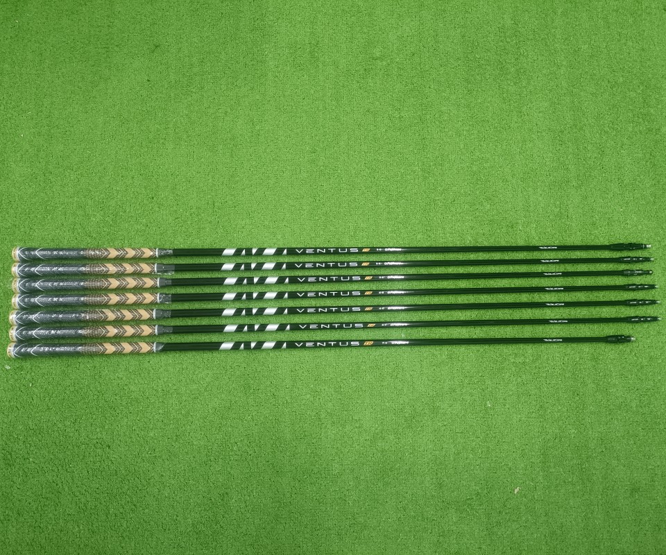 nieuwe aanpasbare golfas - Fujikura TR-5/6/7 zwart, clubschaften - tip van 0,335 - S, R, X Flex-opties - gratis montage mouwgreep