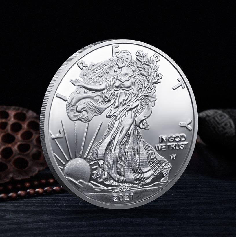 Moneda conmemorativa de Artes y Oficios de la Estatua de la Libertad Americana