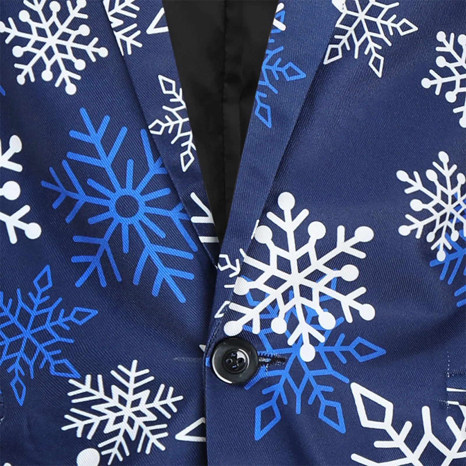 Mens Suits Blazers Män passar 3 -stycken Julfest Prom Snowflake Tryckt Casual Sets Jacket Vest Trousers Plus Size 231110