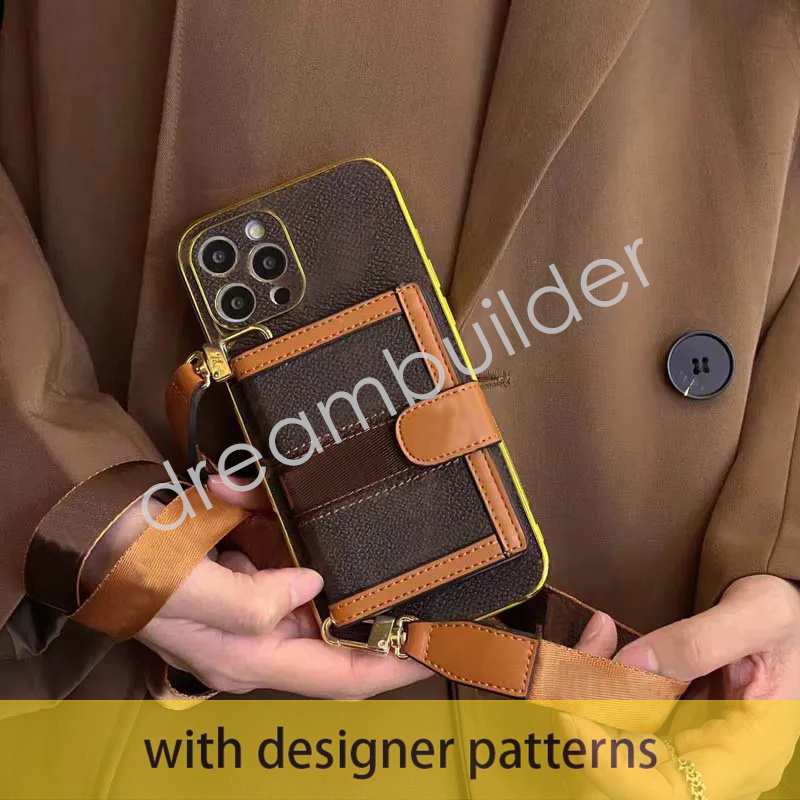 Дизайнерский чехол для телефона для iPhone 15 Pro Max 11 12 13 14 14pro 14promax X XR XS XSMAX, модный чехол из искусственной кожи с ремешком