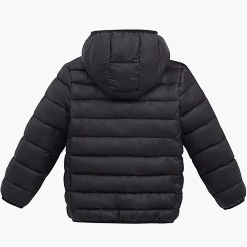 Manteau en duvet à capuche manteaux à bulles vêtements pour enfants bébé garçon filles résistant à l'eau léger enfants veste bouffante lourde manteau d'hiver rembourré 231108