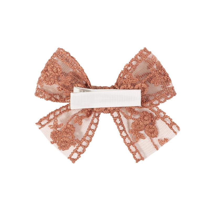 Baby Girl Handmade Lace Hair Clips Bows Hairpin Children Hair Accessories Cute Spring Kids Hairpins Princess Barrette Hairgrip