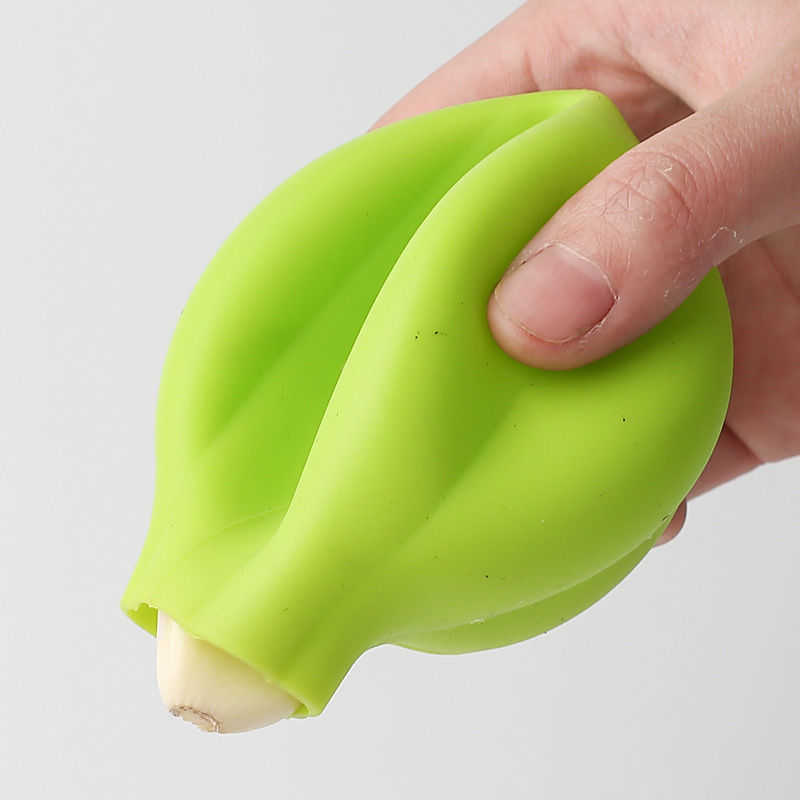 Nuovo pelapatate aglio in silicone Silice commestibile Borsa sbucciare l'aglio manuale Strofinare e sbucciare rapidamente Utensili verdure da cucina Gadget pratici