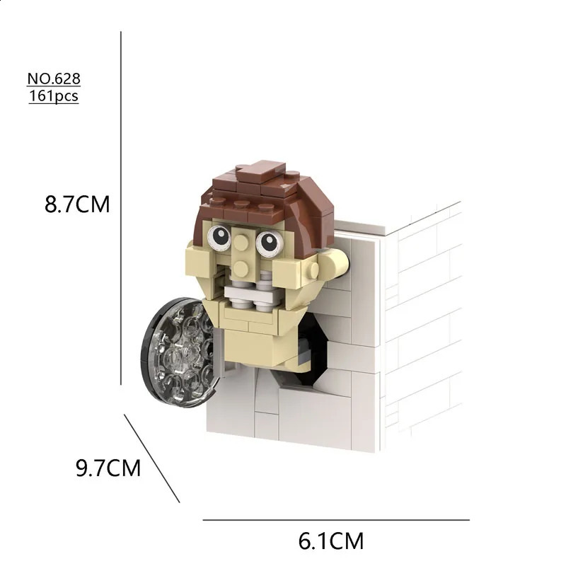 Modello pressofuso Toilet Man vs. Monitor Building Blocks Skibidi Gioco Giocattoli bambini 231109