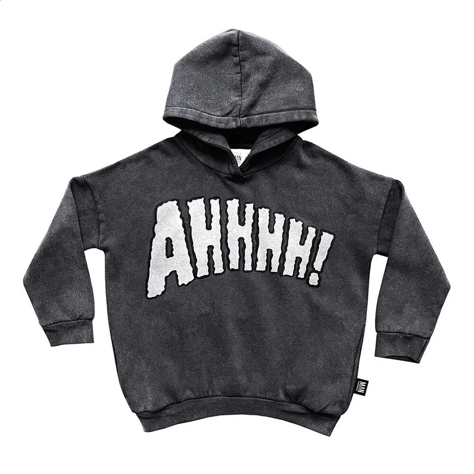 Conjuntos de roupas Crianças Moletom Conjunto 23 Outono Inverno LMH Halloween Fleece Cartoon Hooded 231109