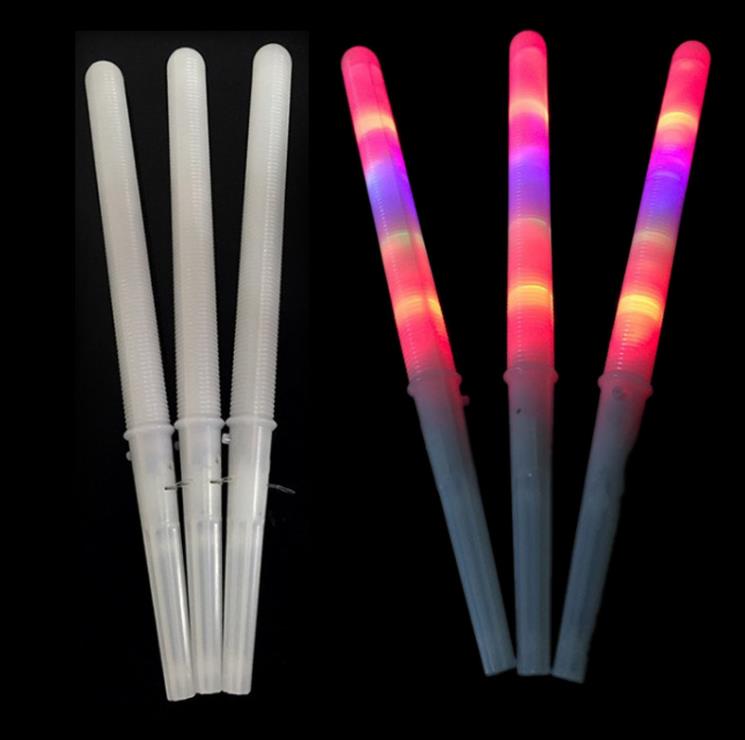 Feestbenodigdheden led verlichte suikerspin Kegels kleurrijke gloeiende marshmallowsticks ondoordringbare kleurrijke marshmallow gloedstick SN4363