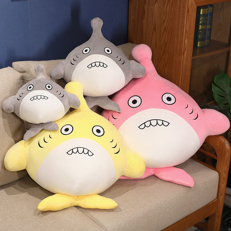 インターネット有名人ホモフォニックサメの卵枕ぬいぐるみおもちゃいたずらファンサメの卵布人形少女の子供の贈り物