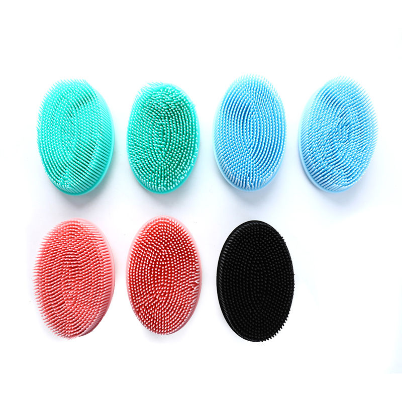 Soft Silicone Body Brush Wash Bath Shower Exfoliating Skin Fit For Baby Bath Shampoo Facial Massage Brush