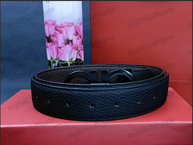 Men ontwerpers riemen klassieke modebedrijf casual riem hele heren tailleband dames metaalgespleerbreedte 3 3 cm met box299a