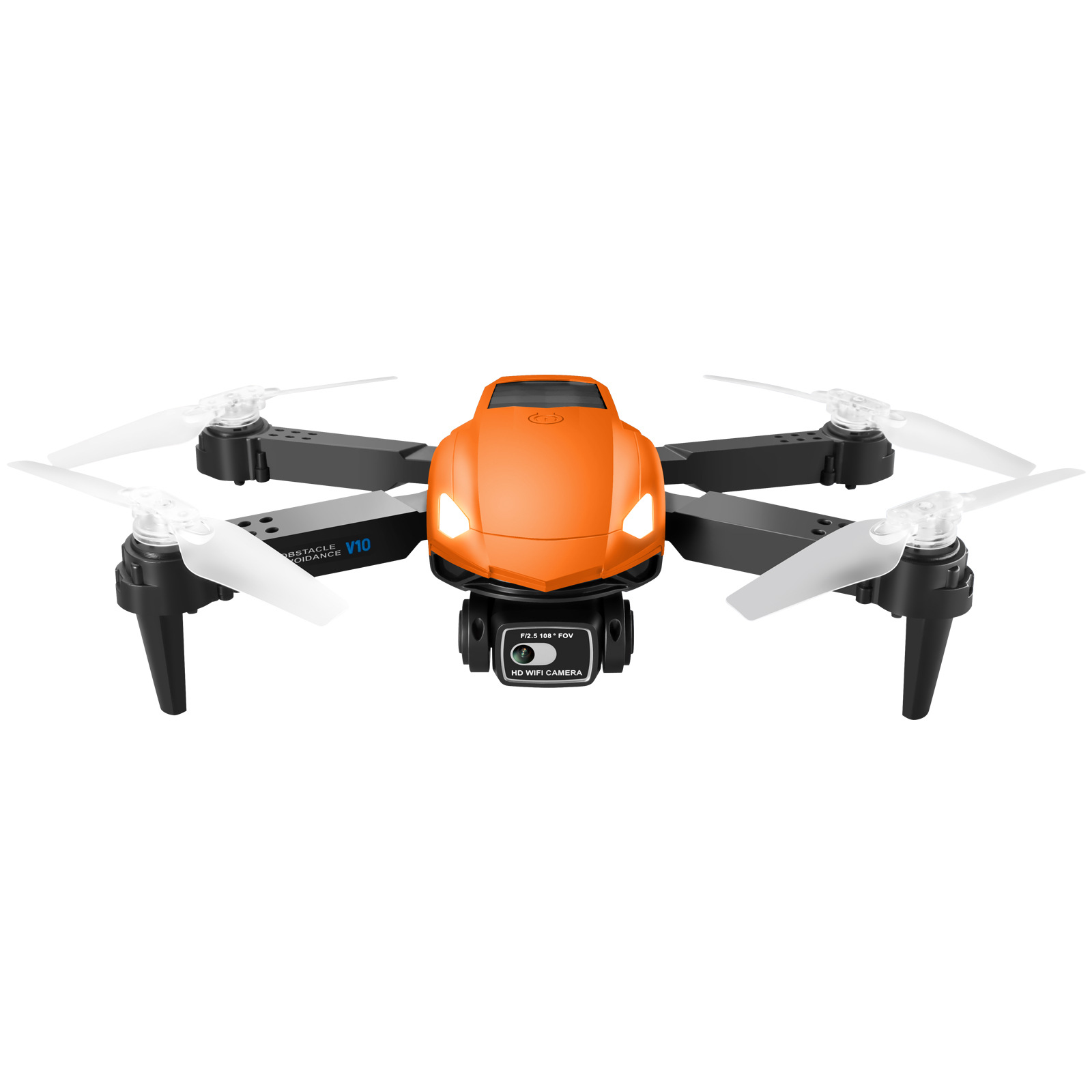 plus récent V10 Drones lumières colorées évitement d'obstacles UAV HD photographie aérienne pliante télécommande commerce d'avions quadcopter