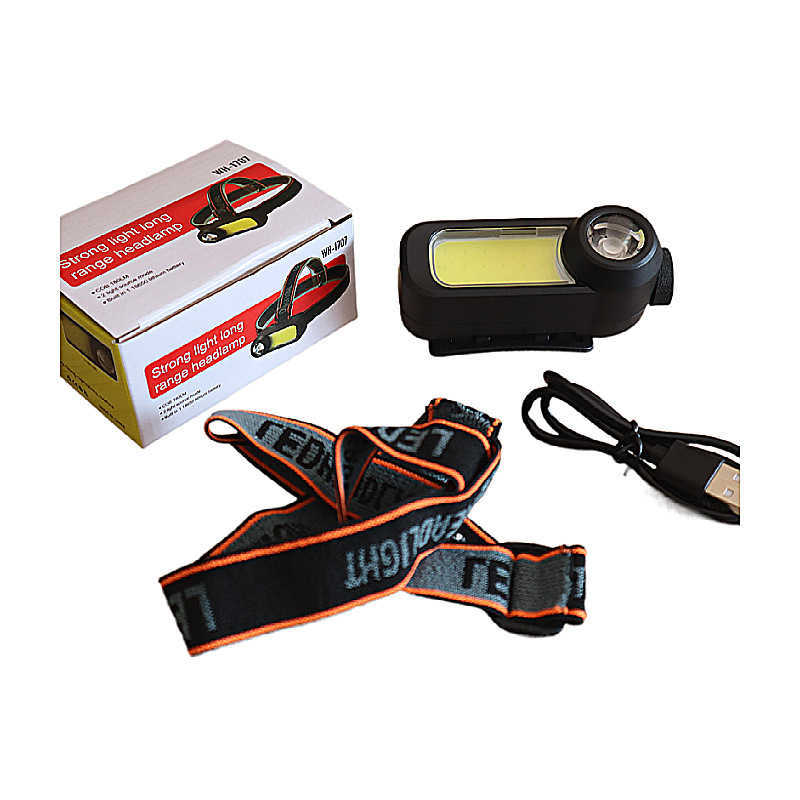 Lâmpadas de cabeça super brilhante LED LED farol de longo alcance Farol recarregável USB Use 18650 Bateria à prova d'água Lâmpada de cabeça portátil P230411