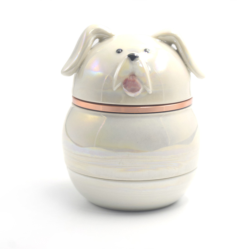 Originality Pet Pig Cat Dog Broyeur en céramique en alliage de zinc éblouissant 4 couches 63MM pour accessoires de fumer d'herbes sèches concasseur en métal avec boîte-cadeau au détail